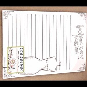 New Color Me Magnetic Coloring List Pad Fashion